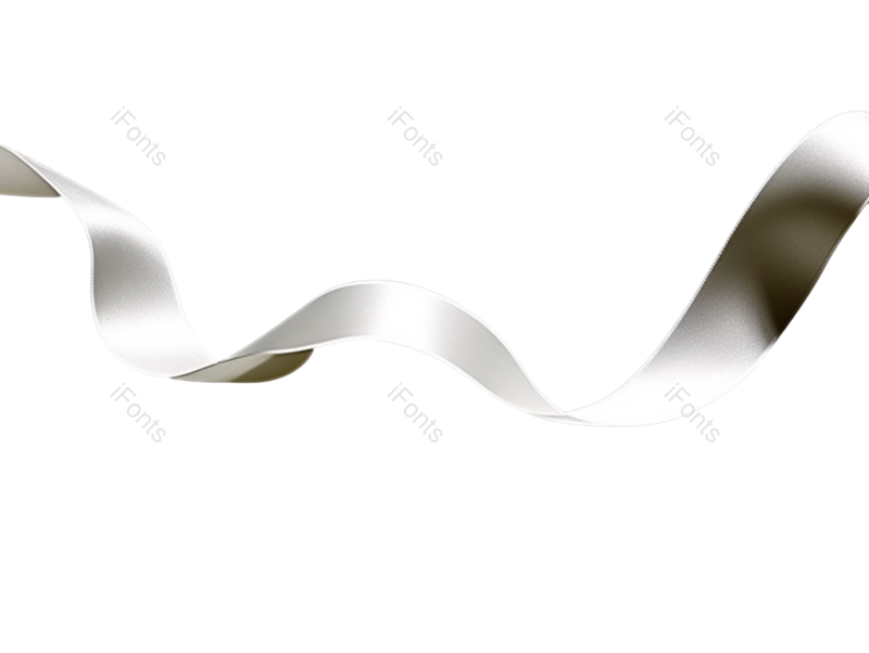 装饰图片,丝带元素,缎带PNG,白色免抠素材